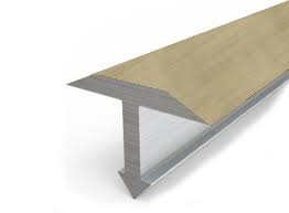 Профиль Т-образный гибкий 15 мм MP11 из ламинированного алюминия 38 Клен